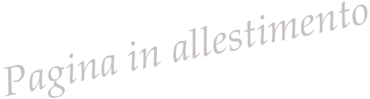 Pagina in allestimento